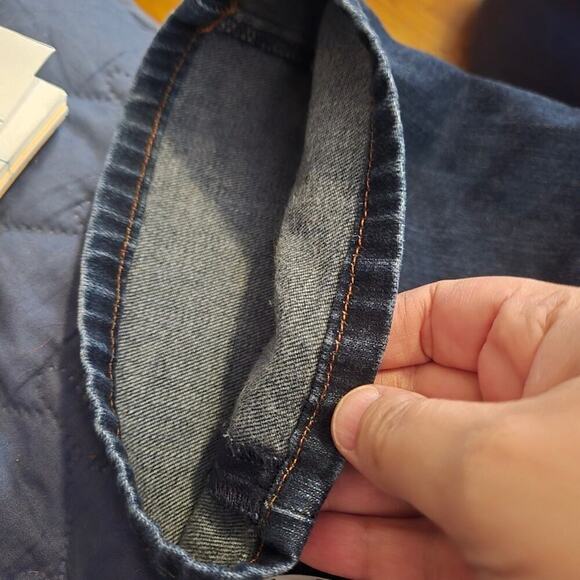 Banana Republic 26P Bootcut Flap Pocket Jeans Blue Low Rise - Picture 11 of 13